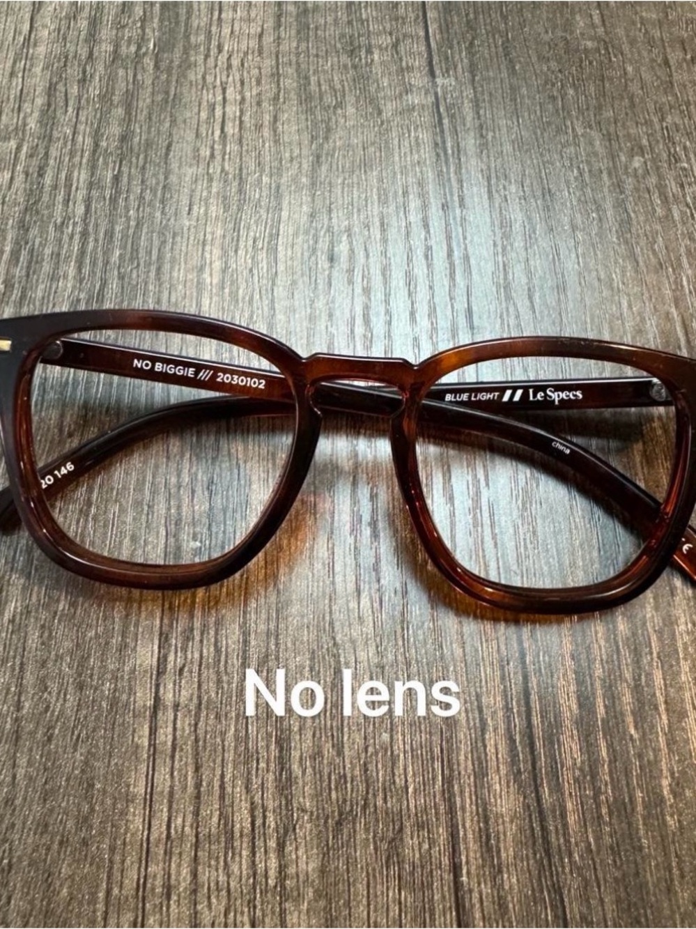 Le Specs Tortoise Brown Blue Light Glasses
